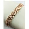 Image 2 : 32) ROSE GOLD PLATED ST. SILVER MORGANITE BRACELET