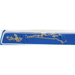 .925 ITALIAN SILVER CHAIN - 22 INCHES LONG,
