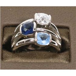 LADIES LIA SOPHIA SILVER-TONE DESIGNER