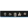 Image 1 : LOT OF 5 SKULL RINGS