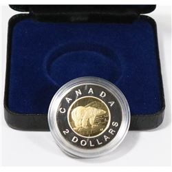 CANADA 1996  $2.00 TOONIE PROOF COIN – FIRST ISSUE