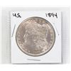 Image 1 : US MORGAN 1894 SILVER DOLLAR COIN.