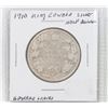 Image 1 : CANADA 1910 FIFTY CENT SILVER COIN.