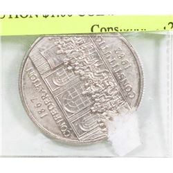 CANADIAN CONFEDERATION CONSTITUTION $1.00 COIN.