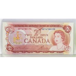 1974 CANADIAN $2.00 BANK NOTE
