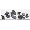 Image 1 : COLLECTION OF WOLF ORIGINALS ANIMAL CARVINGS