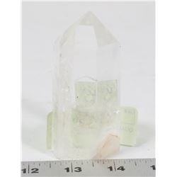 QUARTZ CRYSTAL HEALING STONE.