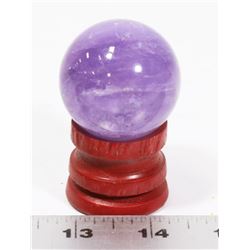 AMETHYST HEALING STONE ORB.