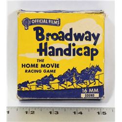 1966 BROADWAY HANDICAP 16MM MOVIE HORSE RACING