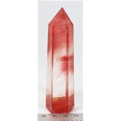 LARGE CHERRY QUARTZ CRYSTAL
