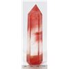 Image 1 : LARGE CHERRY QUARTZ CRYSTAL