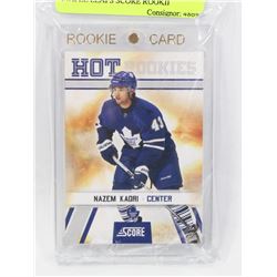 2010 NAZEM KADRI TORONTO MAPLE LEAFS SCORE ROOKIE