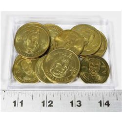 LOT OF 13 COLLECTIBLE HOCKEY COINS.