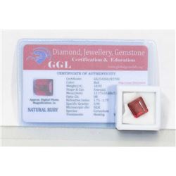 #17- NATURAL RED RUBY GEMSTONE 10.92CT
