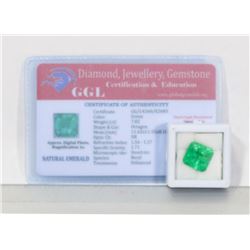 #21- NATURAL GREEN EMERALD GEMSTONE  7.82CT