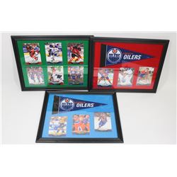 LOT OF 3 CONNOR MCDAVID FRAMED CARD PICTURES