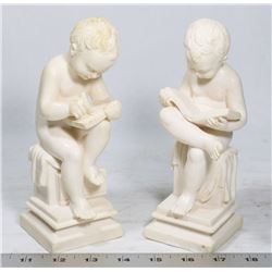 ITALIAN STATUES OF SCHOLARS