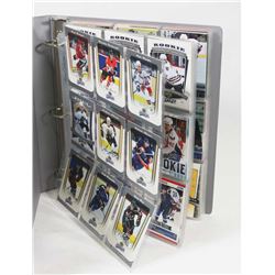 BINDER OF 178 DIFFERENT HOCKEY CARD ROOKIES -