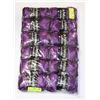 Image 1 : LOT OF-12 METALLIC DARK PURPLE YARN 85G EACH