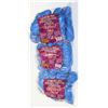 Image 1 : LOT OF 3 BLUE 1 LB BAGS OF 100% ACRYLIC YARN