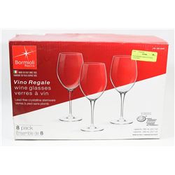 NEW BORMIOLI ROCCO 8-PACK LEAD-FREE