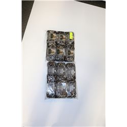 LOT OF 12 PATONS METALIC BLACK MARBLE