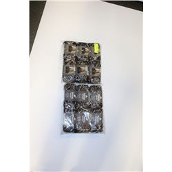 LOT OF 12 PATONS METALIC BLACK MARBLE