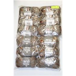 LOT OF 12 PATONS PEAK CINNAMON YARN