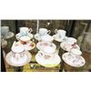 Image 1 : LOT OF ASSORTED BONE CHINA  INCLUDING ROSINA,