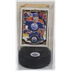 Image 1 : LEON DRAISAITL "ROOKIE" CARD AND PUCK HOLDER