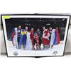 Image 1 : FRAMED OILERS PRINT-THE WHOLE WORLD'S GOING CRAZY