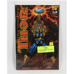 THOR #1 D.JURGENS AND J. ROMITA JR AUTOGRAPHED