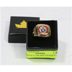1984 REPLICA OILERS STANLEY CUP RING