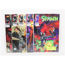 SPAWN COMICS #1-#5