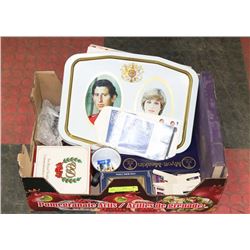 1981 FLAT OF PRINCESS DIANA COLLECTIBLES