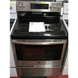 GE 30" STAINLESS STEEL SELF CLEANING FLAT TOP