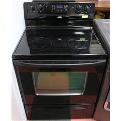 WHIRLPOOL BLACK STOVE