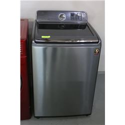 SAMSUNG WASHER TOP LOAD, GREY