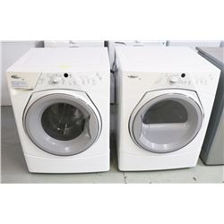 WHIRLPOOL DUET FRONT LOAD WASHER & DRYER, WHITE