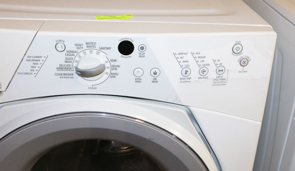 WHIRLPOOL DUET FRONT LOAD WASHER & DRYER, WHITE