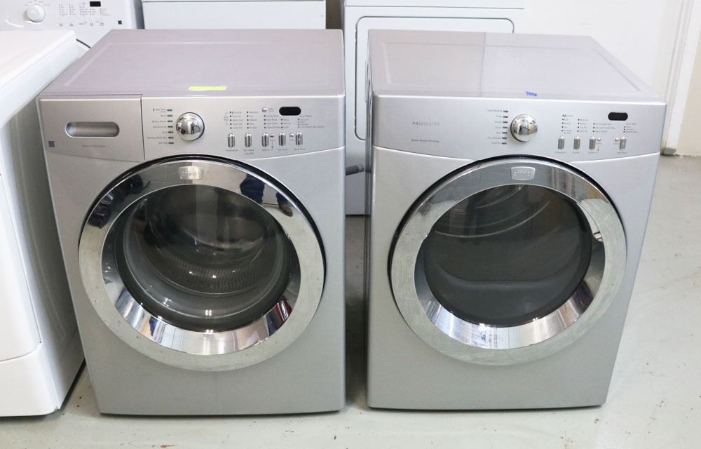 AFFINITY FRONT LOAD WASHER & DRYER, GREY Kastner Auctions