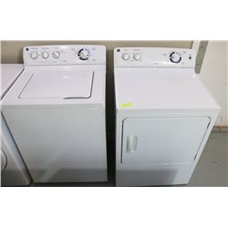 G.E. GENERAL ELECTRIC WASHER & DRYER TOP LOAD