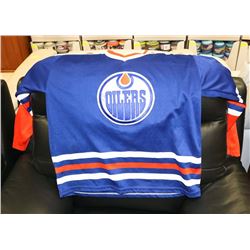 OILERS JERSERY SIGNED BY ESA TIKKANEN,