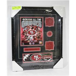 SAN FRANCISCO 49 ER'S FRAMED PICTURE