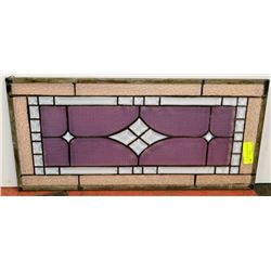 STAINGLASS WINDOW 2FT X 1FT.