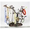 Image 1 : METAL TREE JEWELLERY HOLDER W/CONTENTS