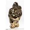 Image 1 : LARGE GOLDEN BUDDHA - 18"-TALL X 10"-WIDE