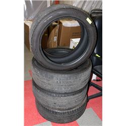 LOT OF 4 KUMO CRUGEN-245/45R 19 TIRES