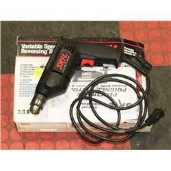 4) SKIL 3/8" V.S.R. DRILL.