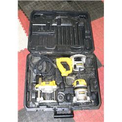 3PC DEWALT ROUTER SET